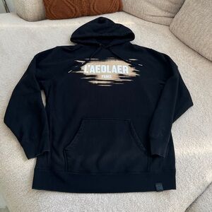 L’AEDLAER Black Pullover Hoodie